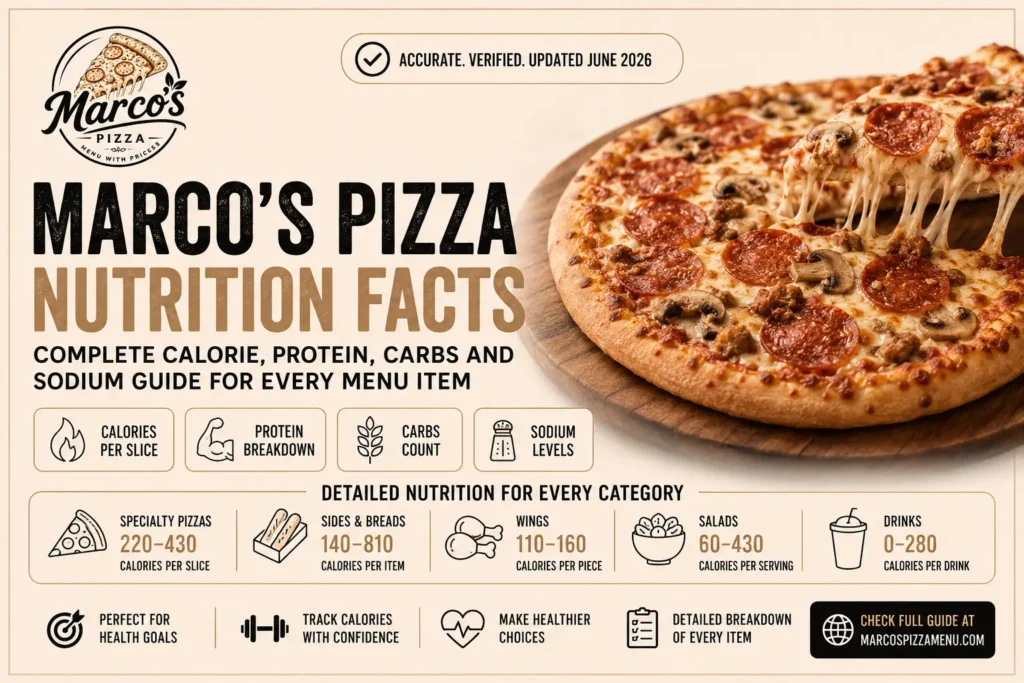 Marco’s Pizza Nutrition Facts