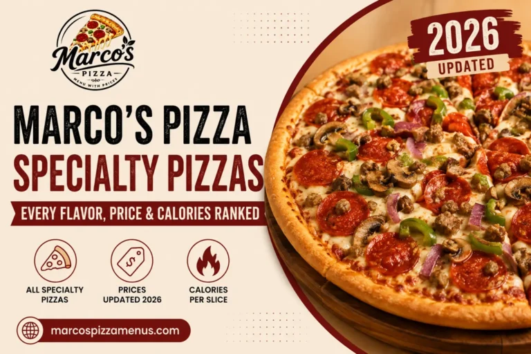 Marco’s Pizza Specialty Pizzas