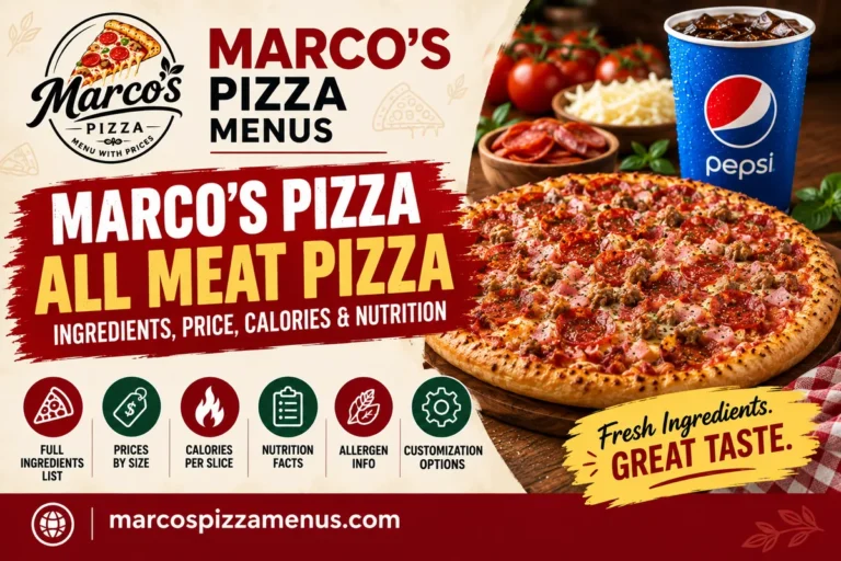 Marco's Pizza All Meat Pizza